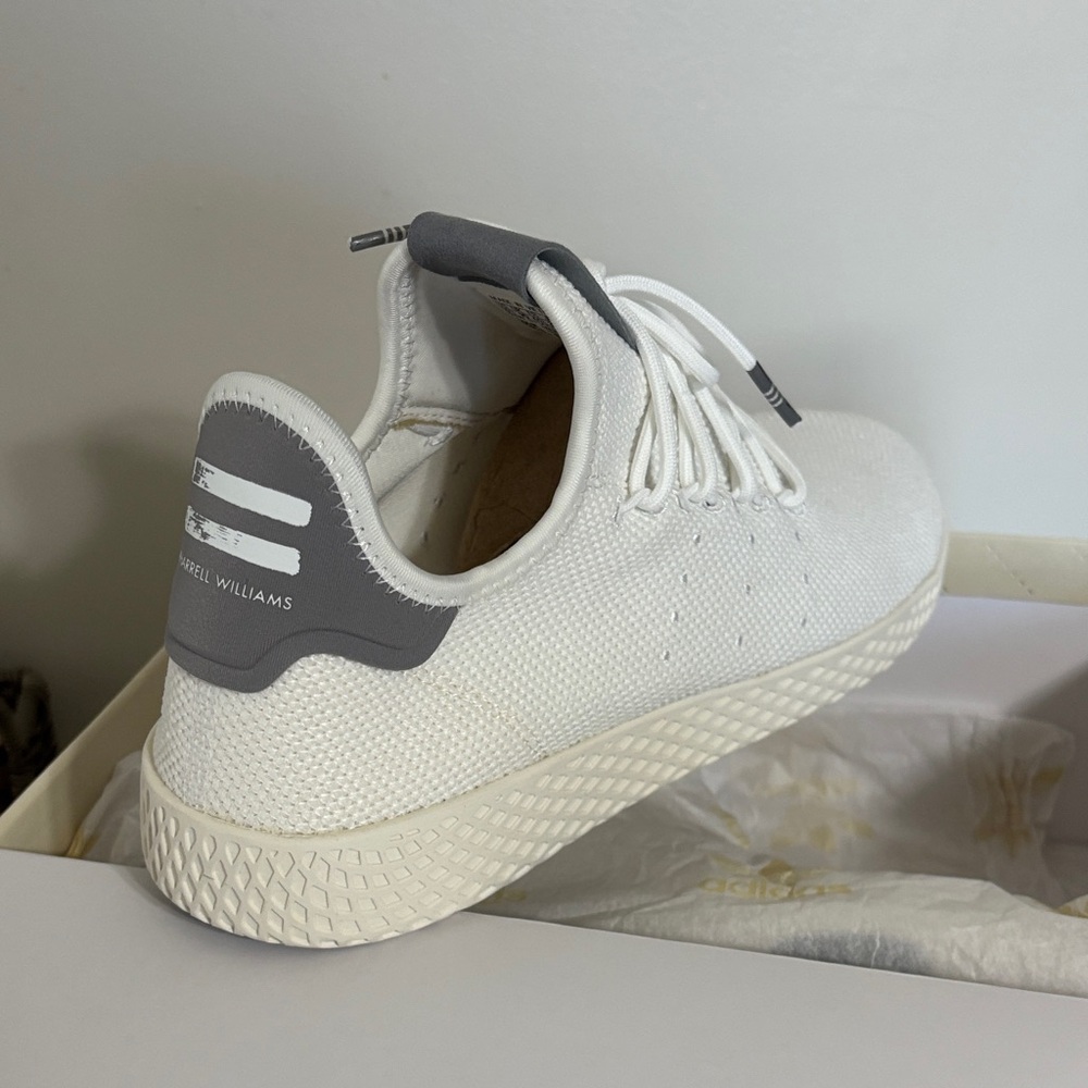 Adidas White and Gray Casual Shoes